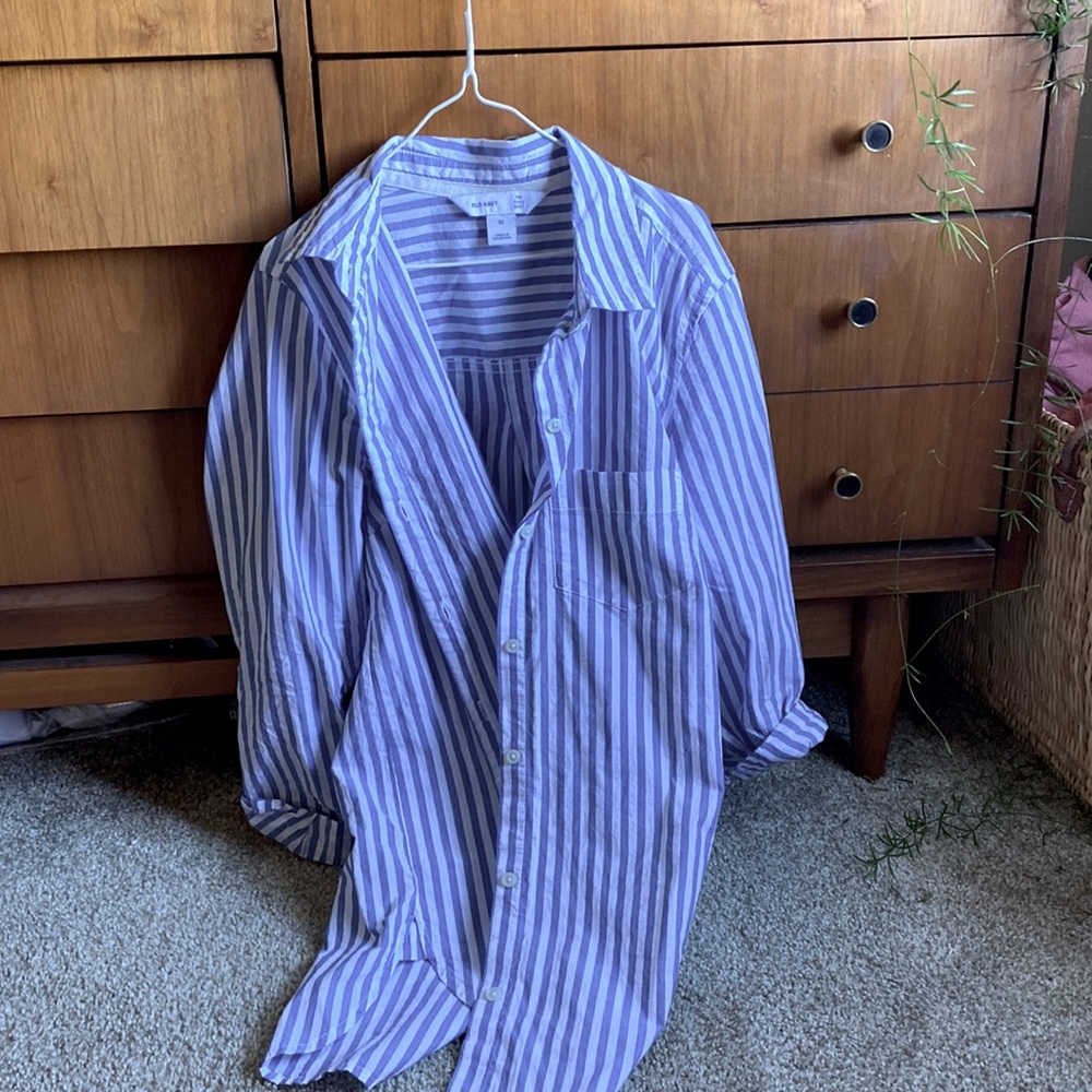 White and Blue Tunic